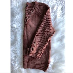 Mauve Knitted Sweater